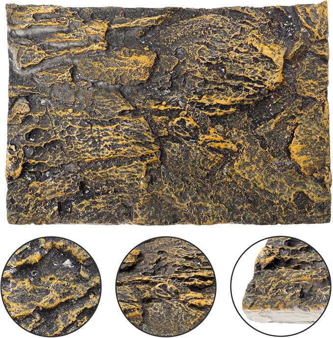 Dragon Decor Terrarium Background 3D Tank Background Board Stereo Backdrop Wall Snake Habitat Decor for Lizard Bearded Dragon Gecko Spider Turtle Fish Glass Containers
