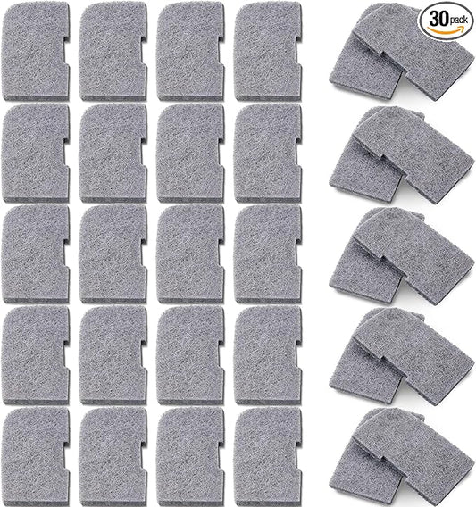 Threlaco 30 Pcs Ammonia Remover Pad Compatible with 306/307/406/407 Aquarium Canister Filter Media Ammonia Reducer for Fish Tank Replacement Parts Accessories