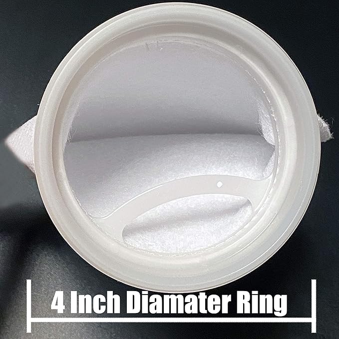 Sock Filters - 200 Micron - Aquarium Felt Filter Bags - Custom Made in USA (4 Inch Ring by 10.5 Inch Long 36 Pack)