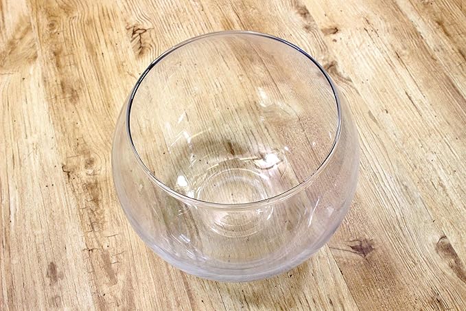 New Terrarium House Plants Interior Aquarium Fish Bowl Vase Bubble Ball L H 6.3 x Diameter 7.1 inches (16 cm) x Diameter 7.1 inches (18 cm)
