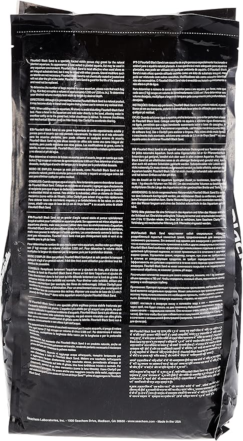 Seachem Flourite Black Sand, 15.4 Pound (Pack of 1) Flourish Tabs Growth Supplement - Aquatic Plant Stimulant 10 ct Bundle