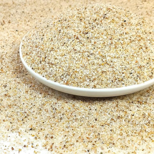 YISZM Aquarium Sand, 20lbs Beige Fish Tank Sand, Aquarium Gravel Substrate for Aquascaping, Vivariums, Terrariums, Plants and Crafts