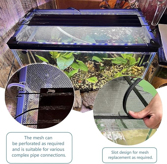 Magnetic Fish Tank lid Cover Keep Fish from Jumping Out