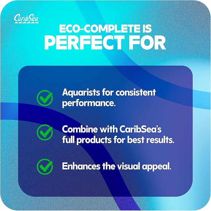 Carib Sea Eco-Complete African Cichlid Substrate – 20 lb – Live Sand for Aquariums – Supports High pH, Buffers Water for Life – Ideal for African Cichlids