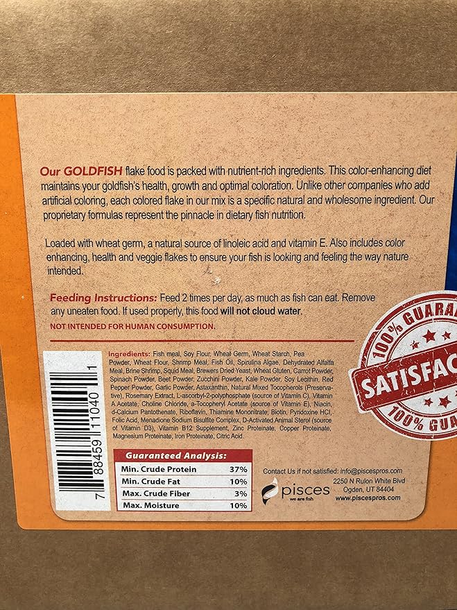Balanced Diet Goldfish Flake Food for Optimal Health