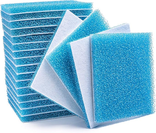 Compatible Poly Foam Pad Replacement for Fluval C4 Power Filter, Fluval C Clip-On Filter Foam (Pack of 20)