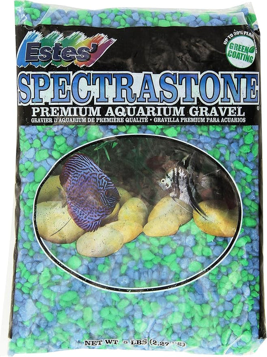 Spectrastone Permaglo Summer Blend Aquarium Gravel for Freshwater Aquariums, 5-Pound Bag