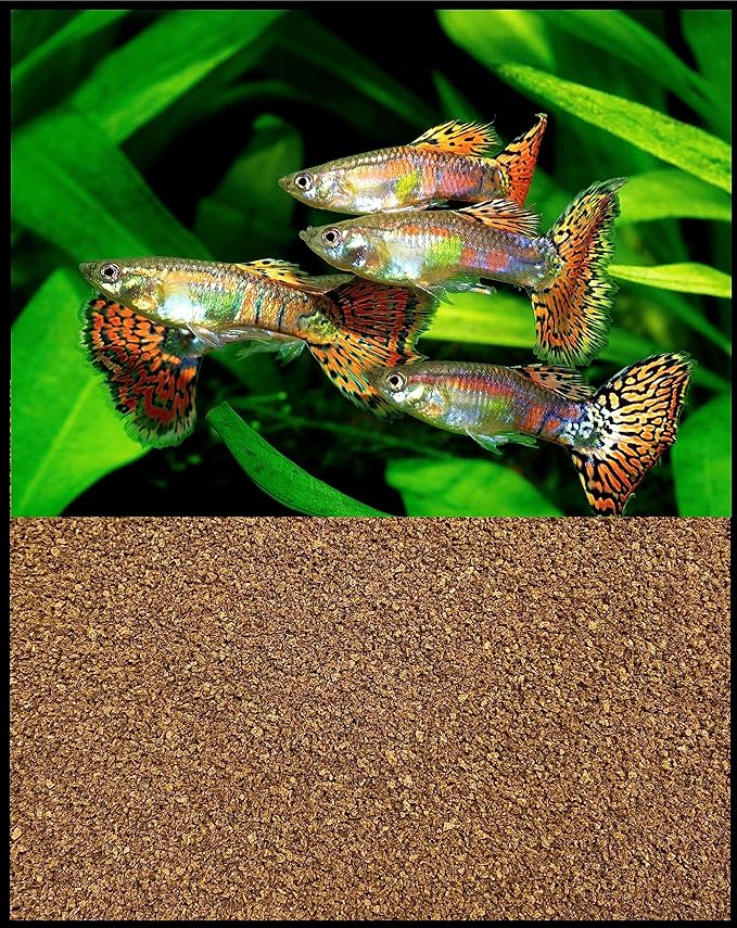 Ultra Guppy Micro Bit Mix Fish Food - Guppy,Endlers,Most Small Fish,Spirulina A320 (4oz)
