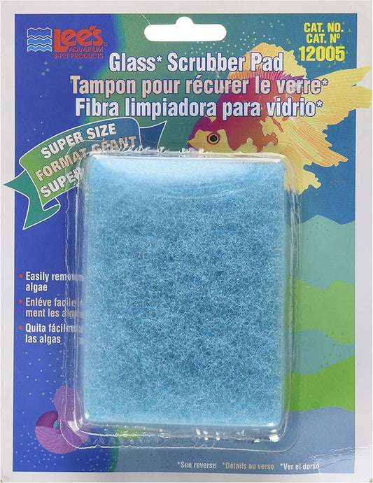 Lee's Pet Products ALE12005 Coarse Glass Algae Scrubber Pad for Aquarium
