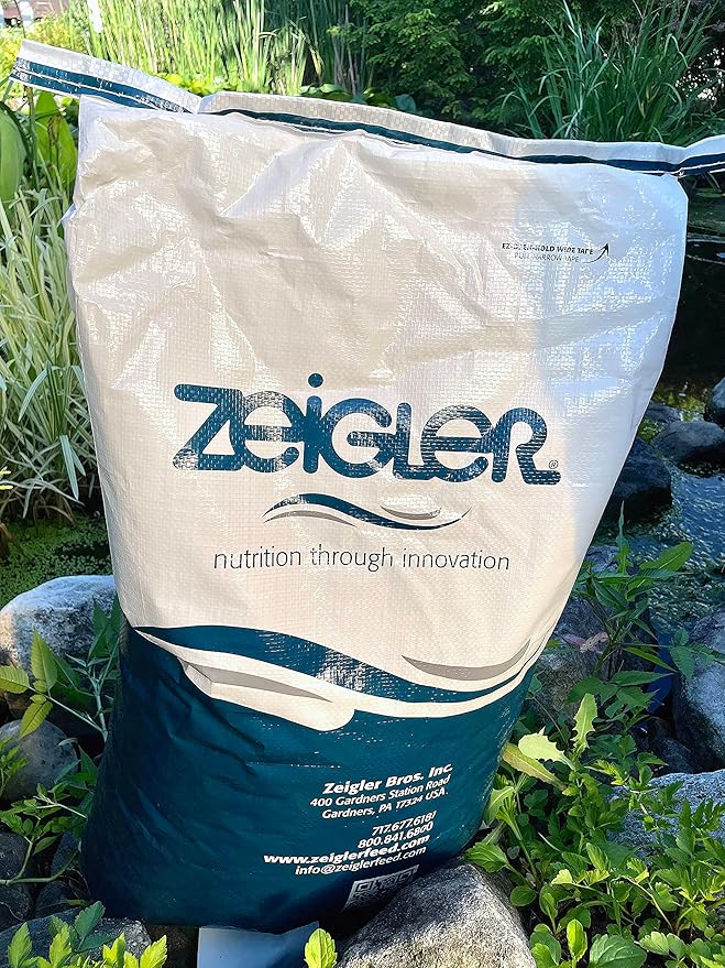 Zeigler Koi/Goldfish Food - Grower Diet for High Growth - 3mm Pellets - 33 lb Bag
