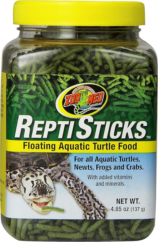 Zoo Med Reptisticks - Floating Aquatic Turtle Food 5 oz - Pack of 3
